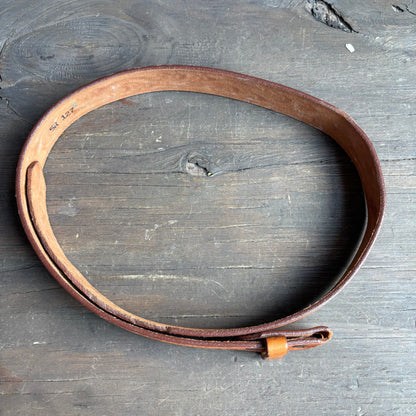 Tan Tooled Leather Belt