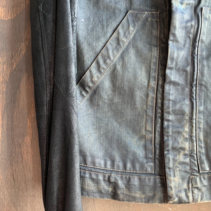 Rick Owens Drkshdow Wax Denim Jacket