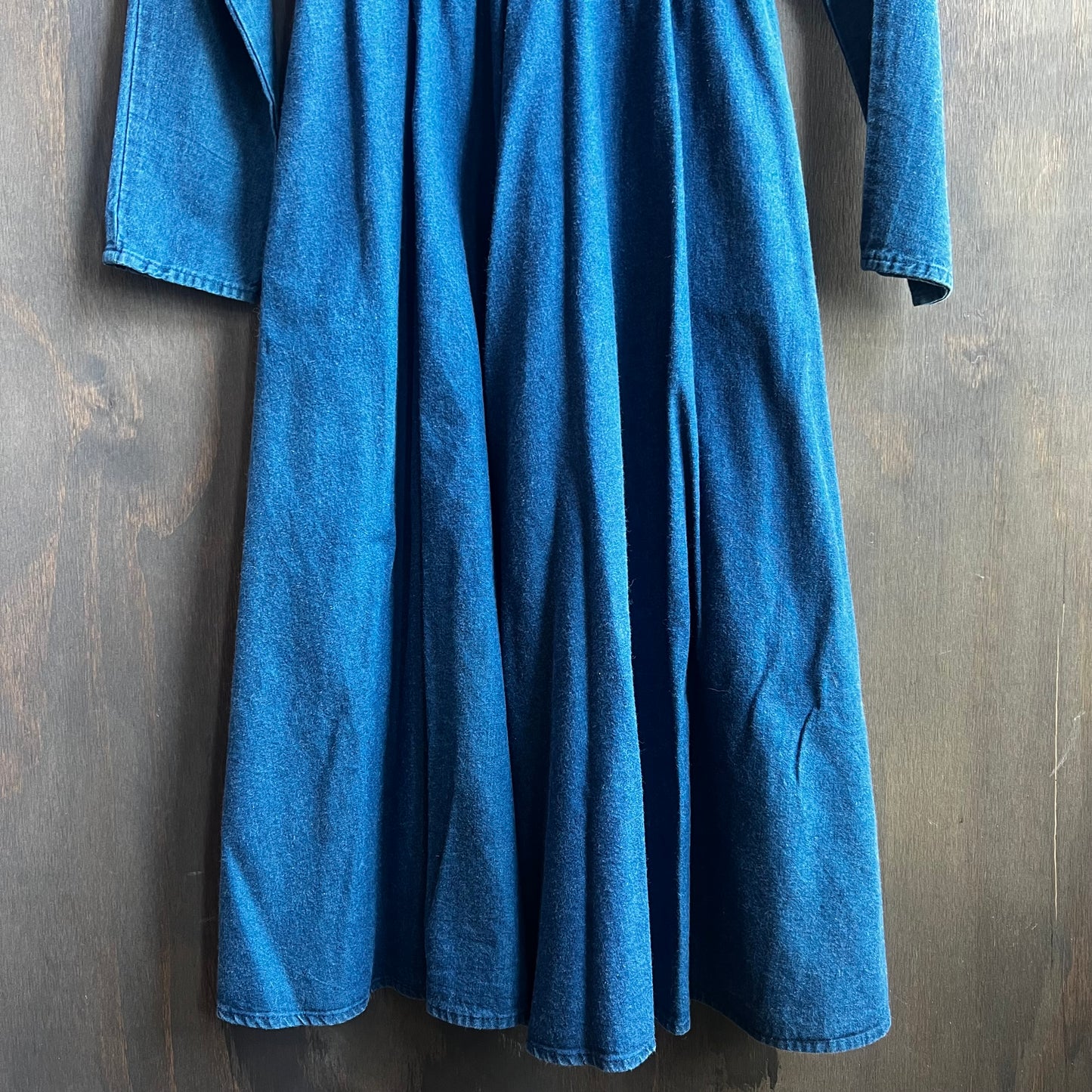 Circle T Long Sleeve Denim Dress