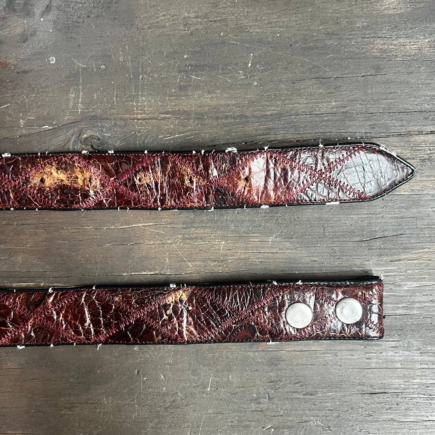 Faded Leather Belt