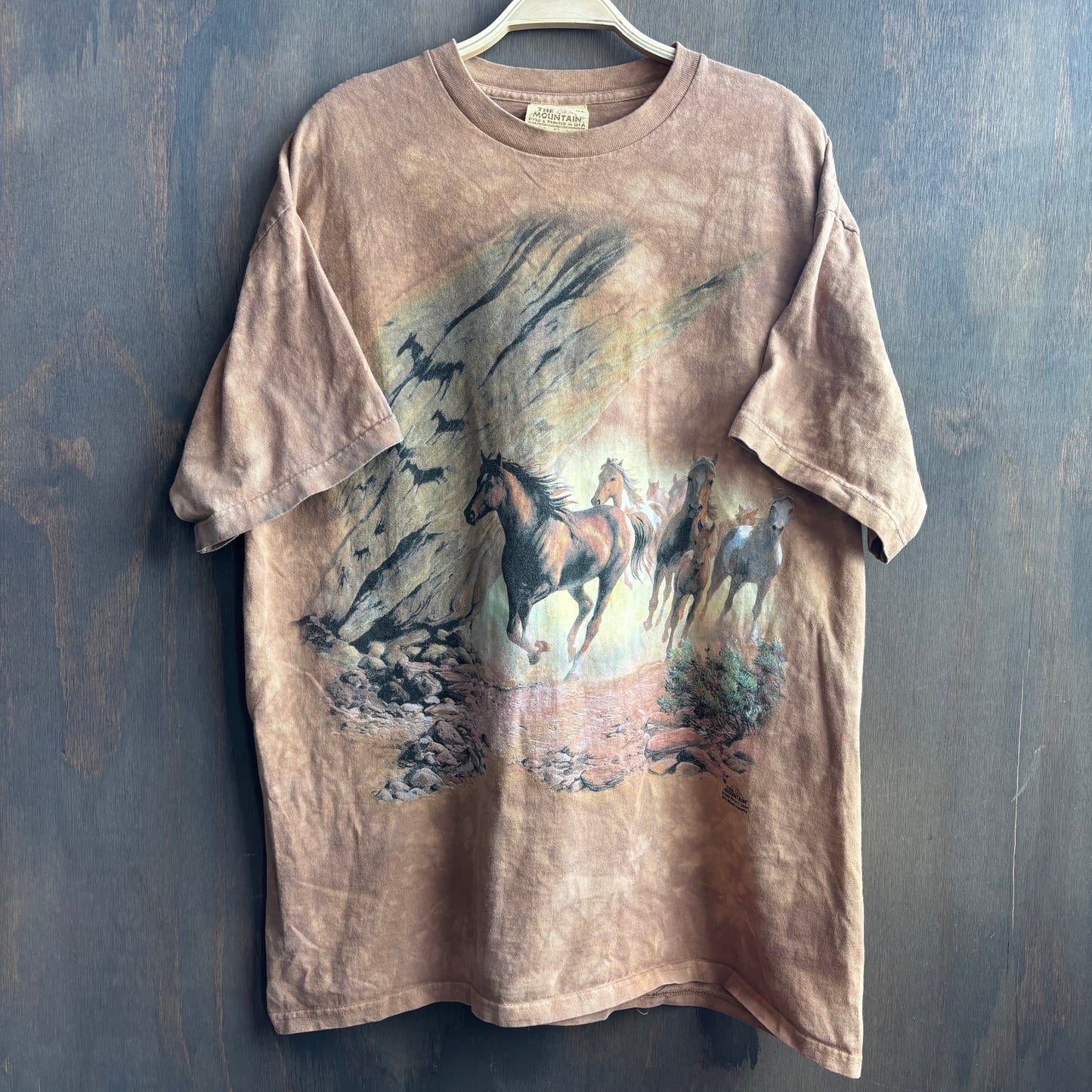 Brown Running Horses T-Shirt