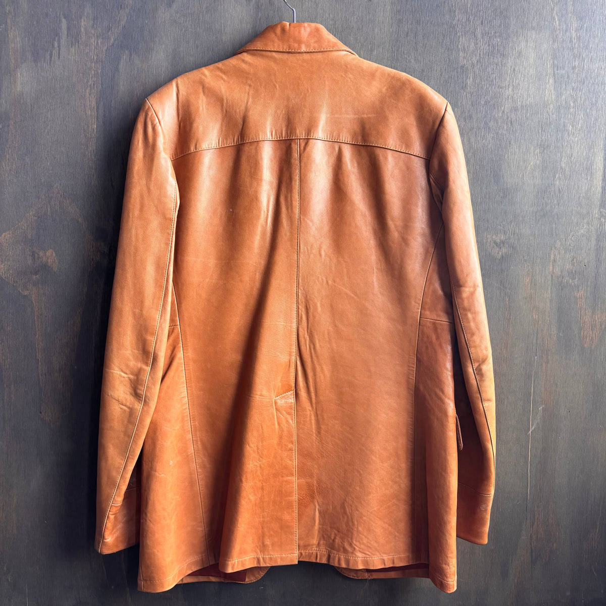 Vintage Remy Tan Leather Blazer