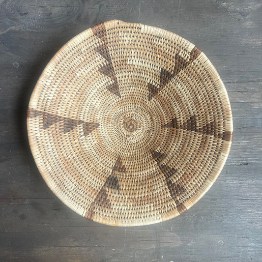 Woven Straw Bowl
