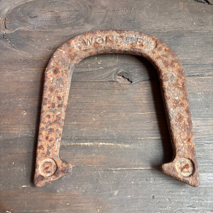 Vintage Iron "Wonder" Horseshoe