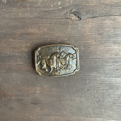 Wild Horses Belt Buckle