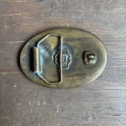 Brass Aurora CO Belt Buckle