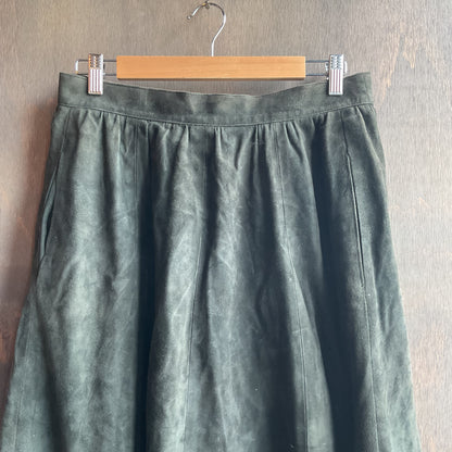 Feiner Dark Green Maxi Skirt