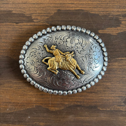 Hollywood-Style Bronco Belt Buckle