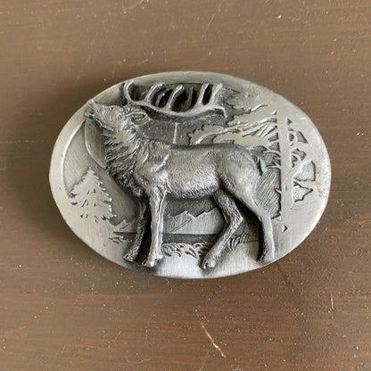 Siskiyou Elk Belt Buckle