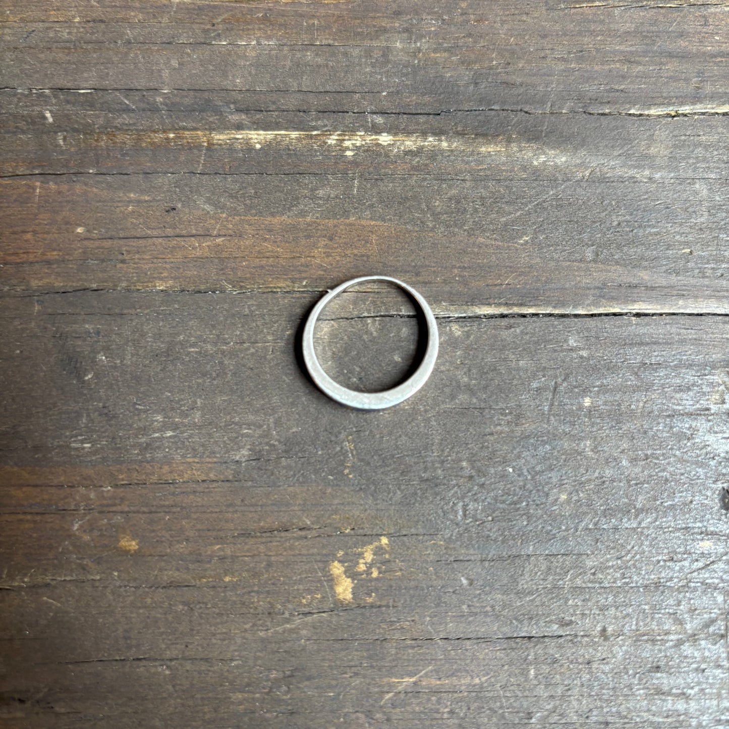 Three Stone Silver Ring