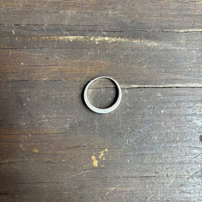 Three Stone Silver Ring