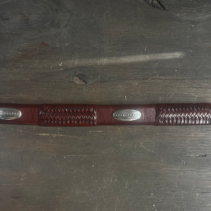 Brighton Brown Leather and Silver Belt