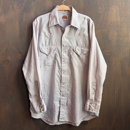 Vintage Miller Pinstripe Pearl Snap