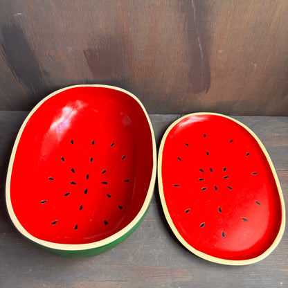 Watermelon Bowl and Plate Set