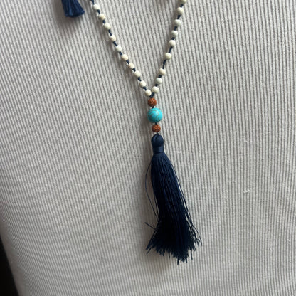 Beaded Tassel Necklace