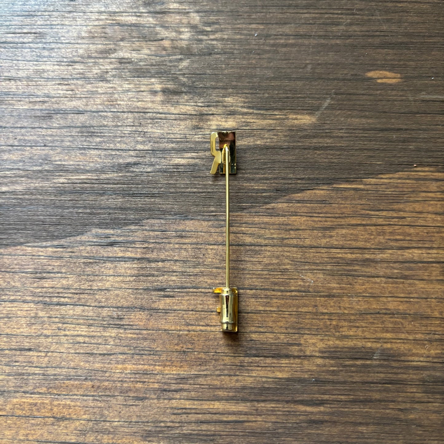 Gold Tone "RF" Tie Pin