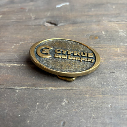 Cyprus Coal Co. Belt Buckle