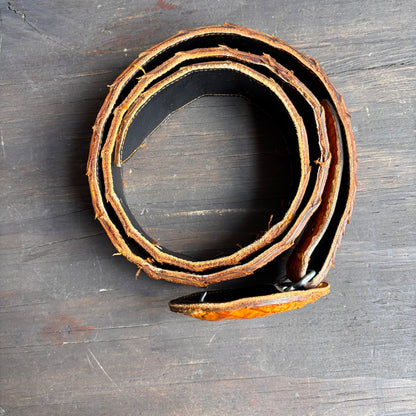 Vintage Tan Reptile Belt