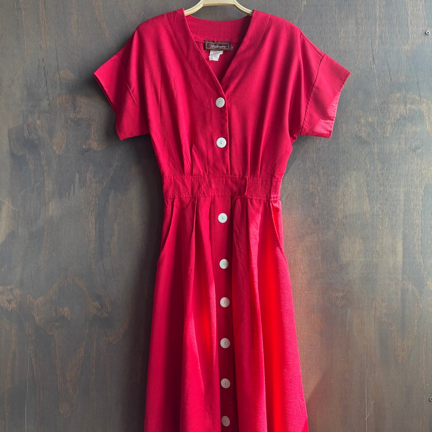 Vintage Worthington Red Maxi Dress