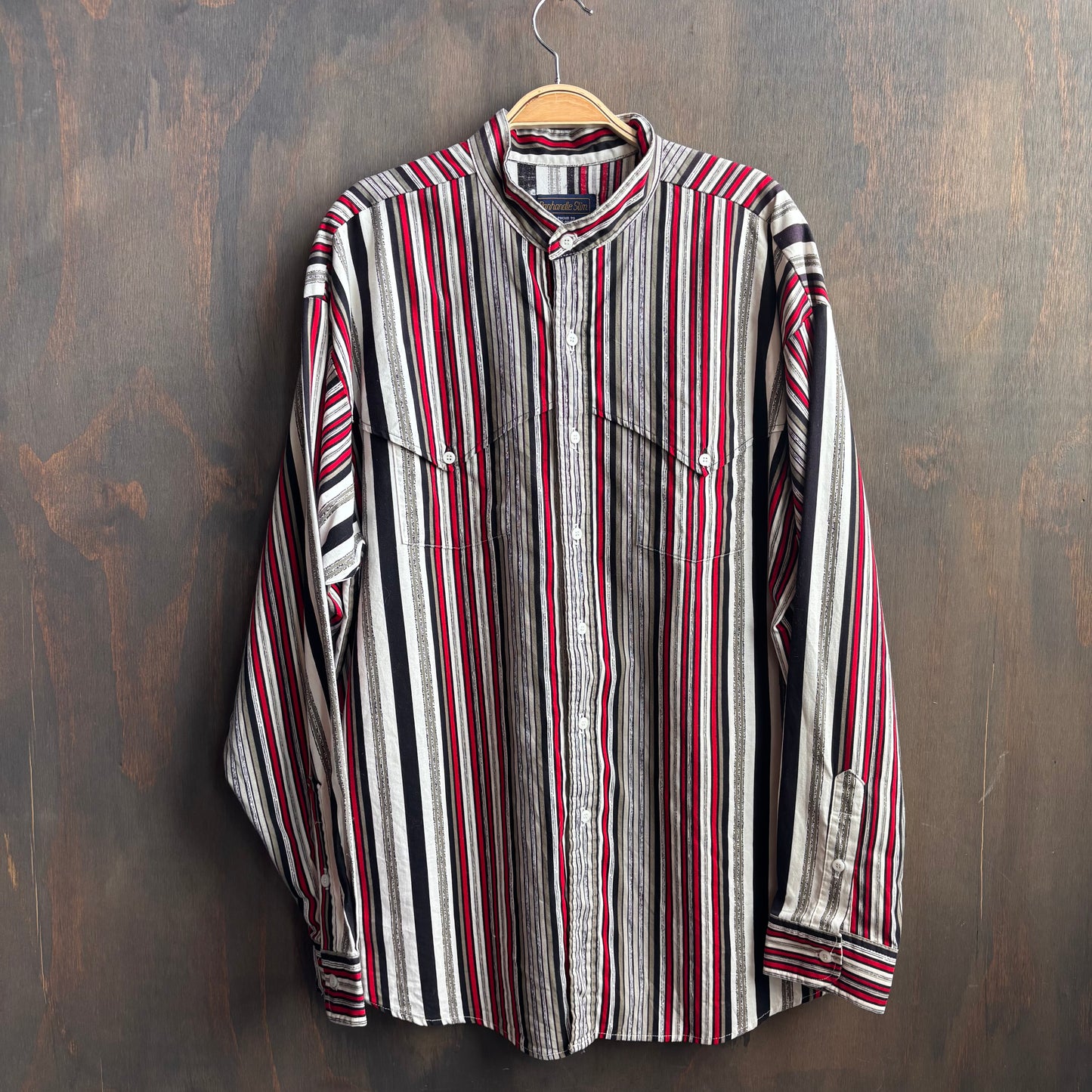 Vintage Panhandle Slim Striped Button Up
