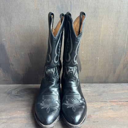 Tony Lama Black Leather Boot