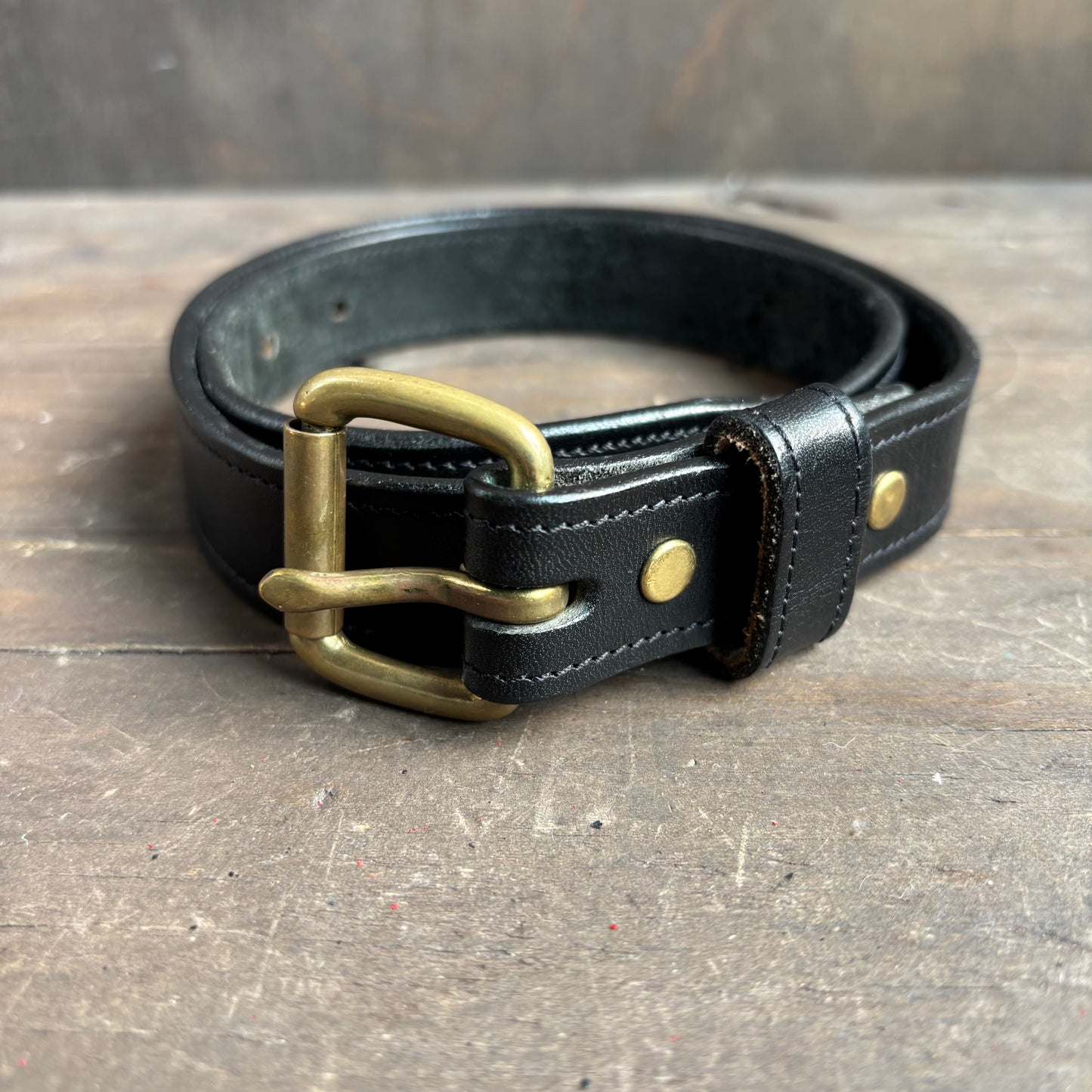 Tory Black Leather Belt