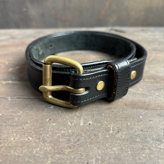 Tory Black Leather Belt
