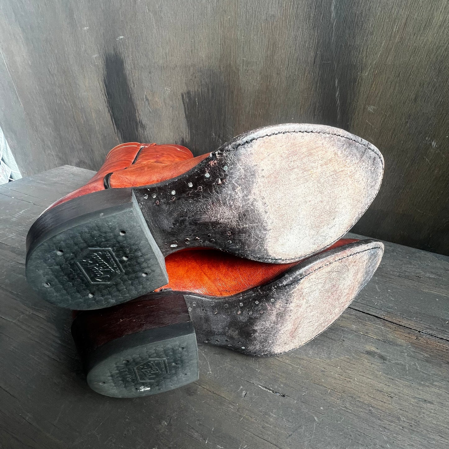 Tony Lama Rust Colored Cowboy Boots