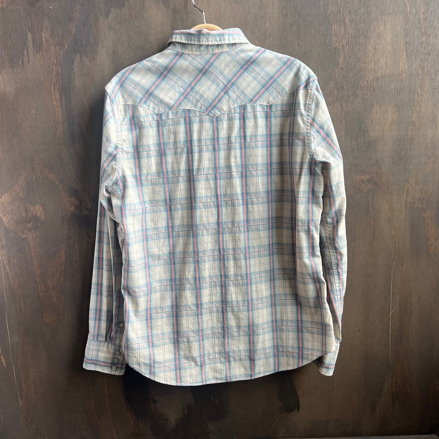 Double RL Plaid Pearl Snap