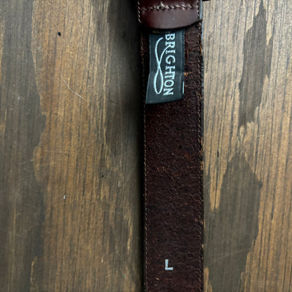 Vintage Brighton Brown Leather Belt
