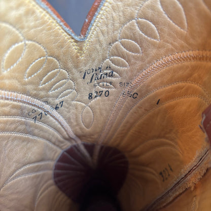 Tony Lama Tan Reptile Boots