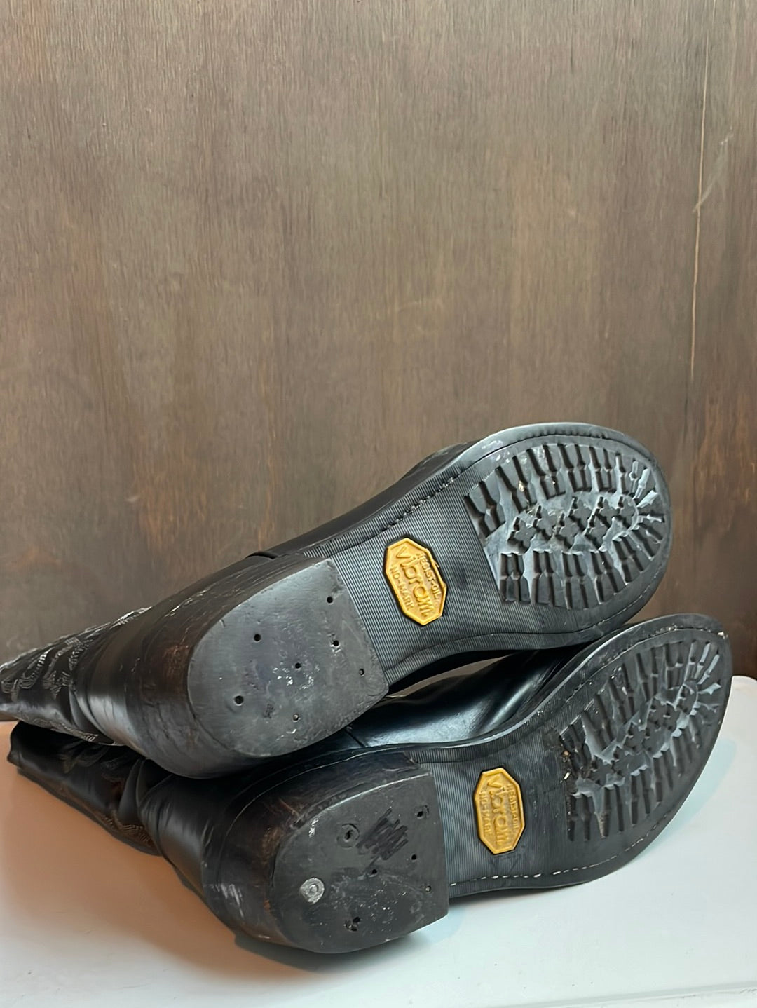 Vintage Justin’s Black Leather Boots