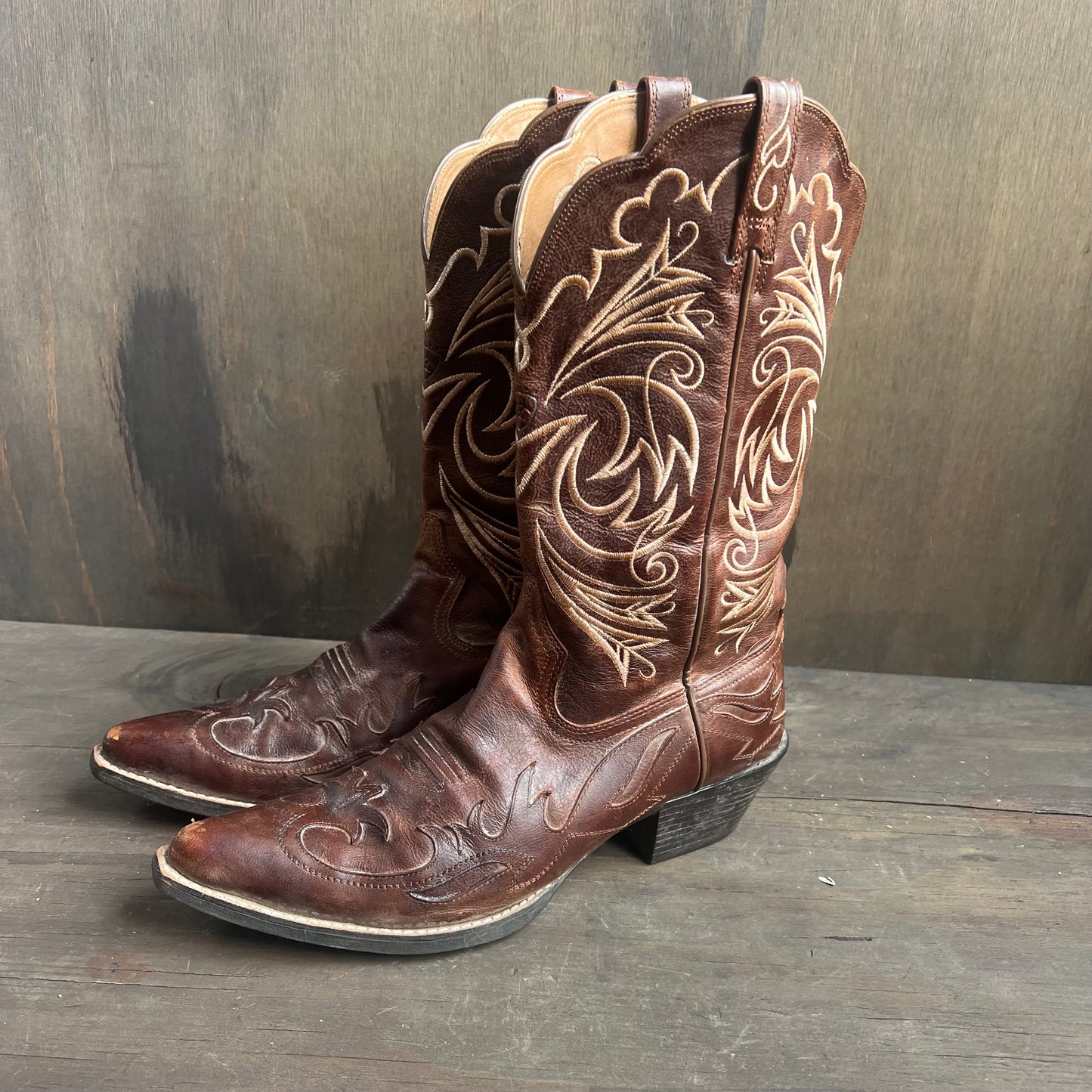 Ariat Brown Leather Boots