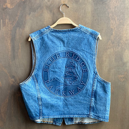 Vintage Blue Ridge Denim Vest