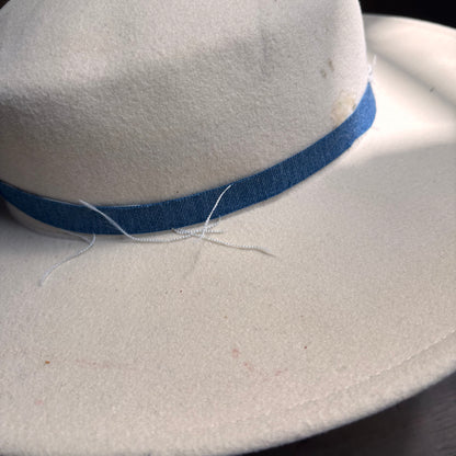Vintage Lady Stetson Cream Wool Hat