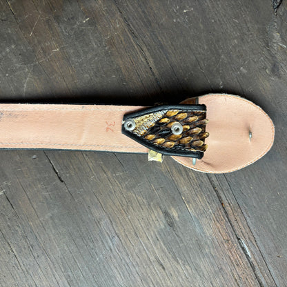 Beige Snakeskin Belt