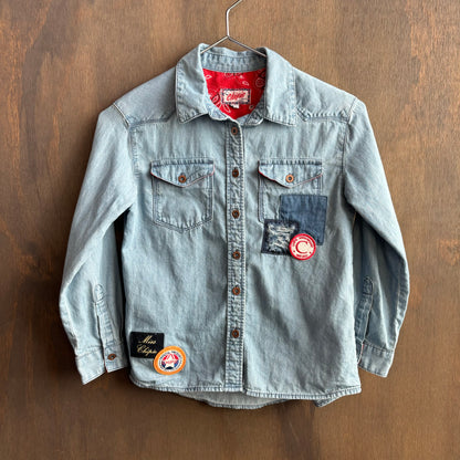 Miss Chipie Kids Denim Button Up