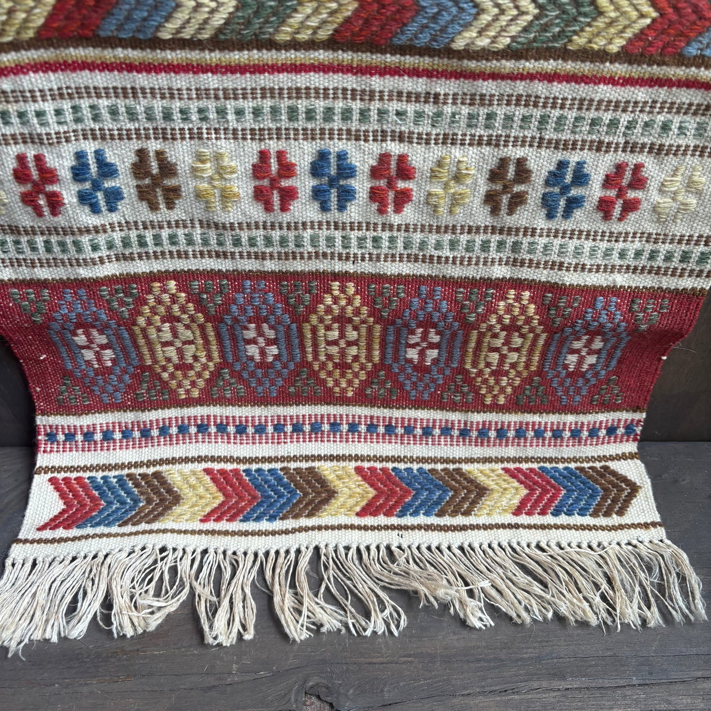 Woven Multi-Color Table Runner