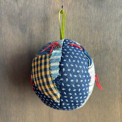 Vintage Quilt Stuffed Ornament