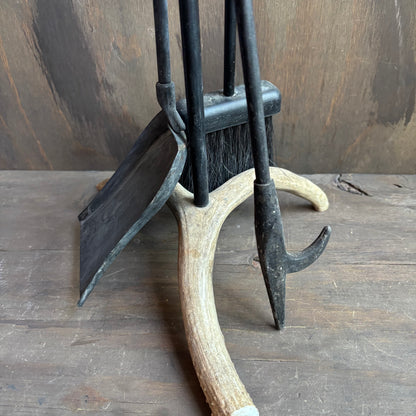 Antler Fireplace Set