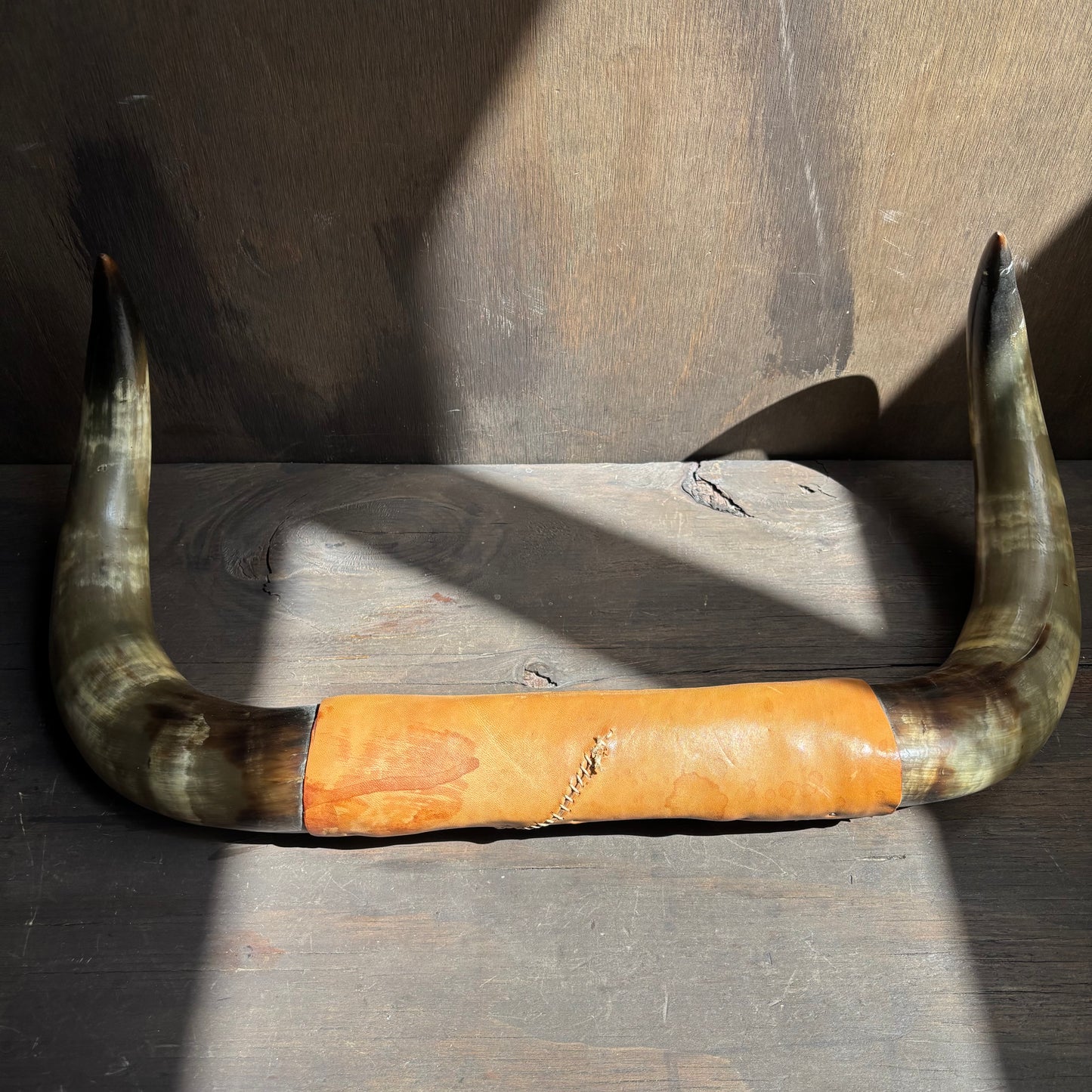 Leather Wrapped Longhorns