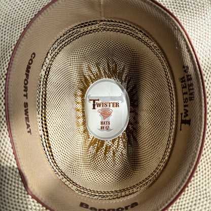 Twister Cream Bangora Hat