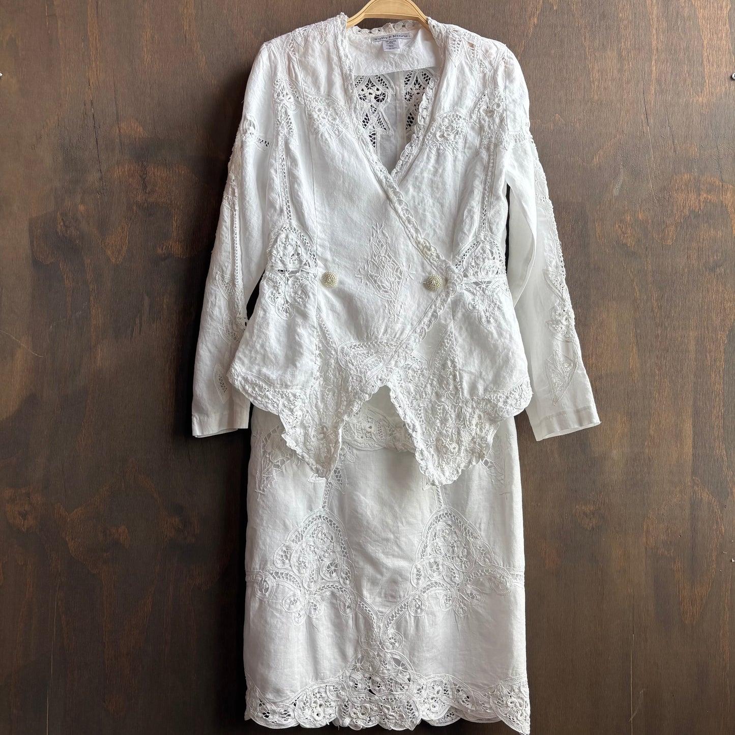 White Eyelet Set