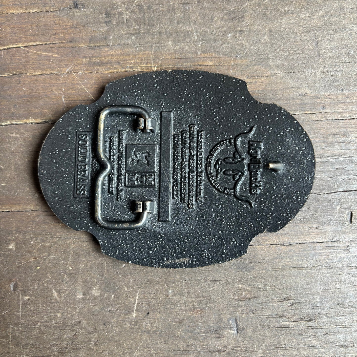 Brass Westernaires Horse Belt Buckle