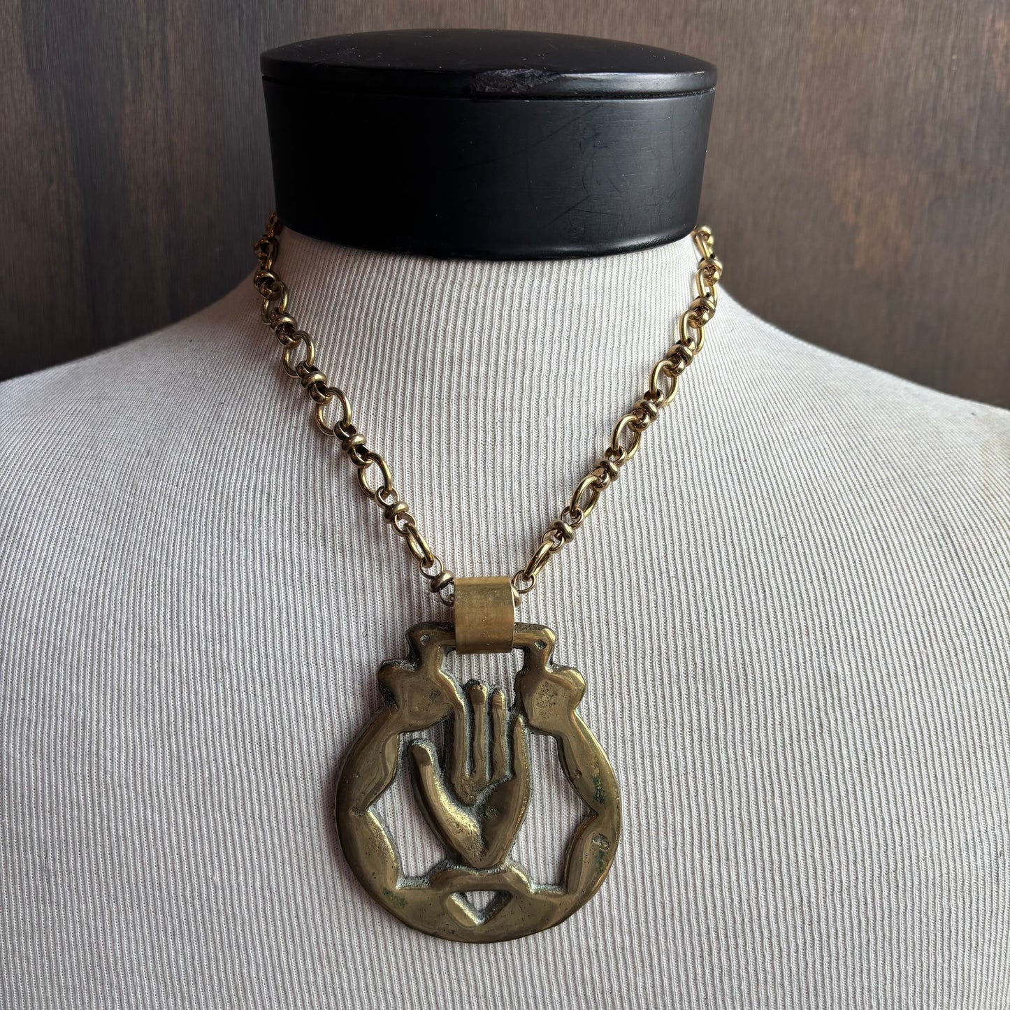Mac Warman Hand Medallion Necklace