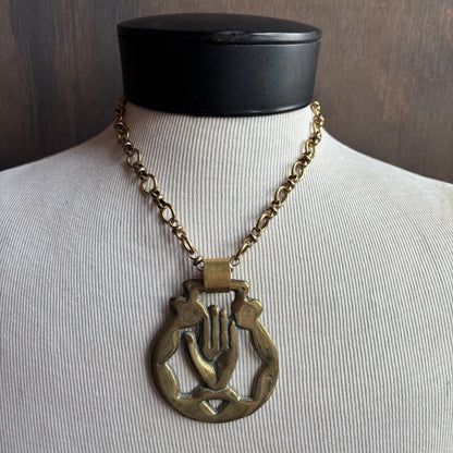 Mac Warman Hand Medallion Necklace