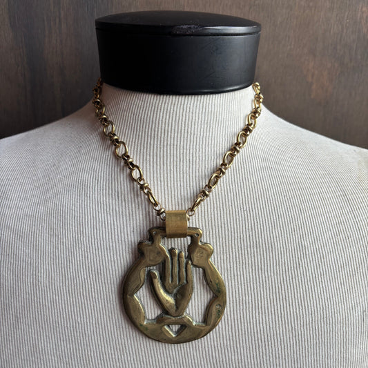 Mac Warman Hand Medallion Necklace