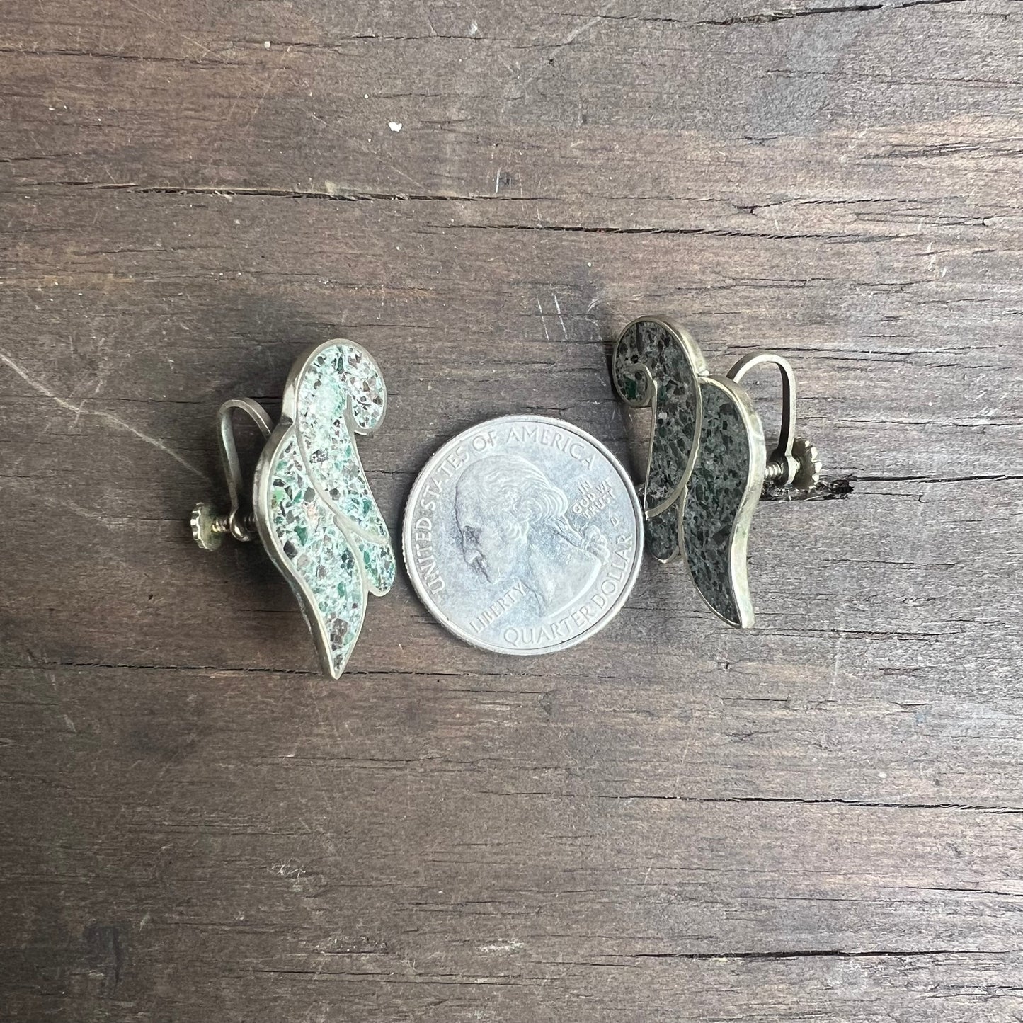 Sterling Silver Plume Clip On Earrings