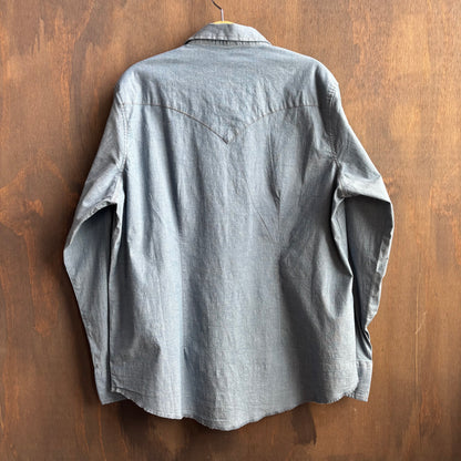 Wrangler Chambray Pearl Snap