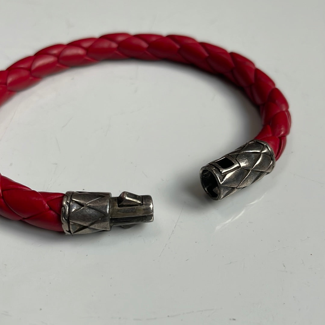 Joy Hardy Red Leather Bracelet